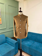 Jodhpuri Bandhgala Suit - Camel Color - Jaipuri Crown